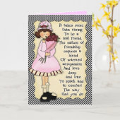 Carte Notre amitié (Fleur jaune)