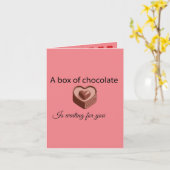 Carte Notre amour est comme les bonbons de la Saint-Vale (Fleur jaune)