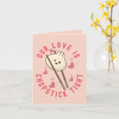 Carte Notre amour est serré comme des baguettes – Joli F (Fleur jaune)