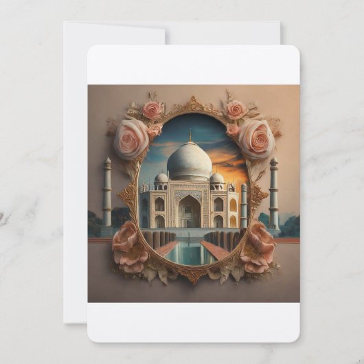 Carte Notre Amour, Plus Intemporel Que Ce Monument." (Devant)