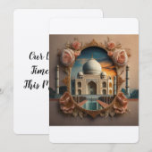 Carte Notre Amour, Plus Intemporel Que Ce Monument." (Devant / Derrière)