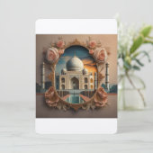 Carte Notre Amour, Plus Intemporel Que Ce Monument." (Debout devant)