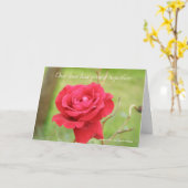 Carte Notre amour s'est développé ensemble (Fleur jaune)