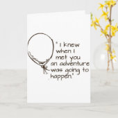 CARTE NOTRE ANNIVERSAIRE "DÉSORMAIS NOUS SERIONS ENSEMBL (Fleur jaune)