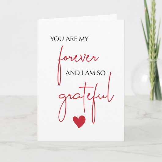 Carte Notre anniversaire gracieux pour l'amour perpétuel (Devant)