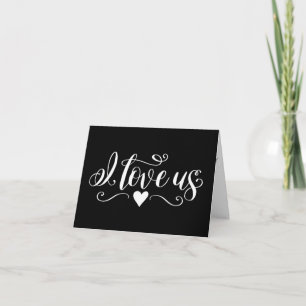CARTE **NOTRE ANNIVERSAIRE** J'AIME "NOUS" & "VOUS PLUS"