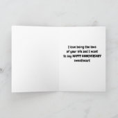 CARTE **NOTRE ANNIVERSAIRE** JE SUIS DES REQUINS SUR "VO (Intérieur)