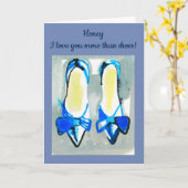 CARTE **NOTRE ANNIVERSAIRE** JE T'AIME "PLUS QUE DES CHA (Fleur jaune)