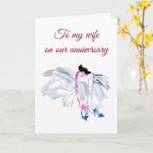 CARTE **NOTRE ANNIVERSAIRE** VOUS ÊTES LE MONDE POUR MOI (Fleur jaune)