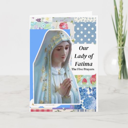 Carte Notre-Dame de Fatima (Devant)