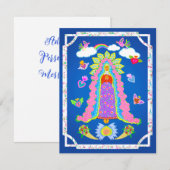 Carte Notre-Dame de Guadalupe (Devant / Derrière)