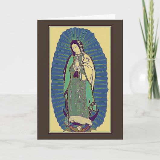 Carte Notre-Dame de Guadalupe (Devant)