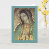 CARTE NOTRE DAME DE GUADALUPE (Fleur jaune)