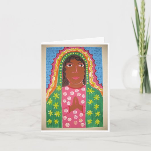 Carte Notre-Dame de Guadalupe (Devant)