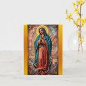 Carte Notre-Dame de Guadalupe (Fleur jaune)