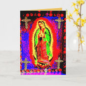 Carte Notre-Dame de Guadalupe (Fleur jaune)