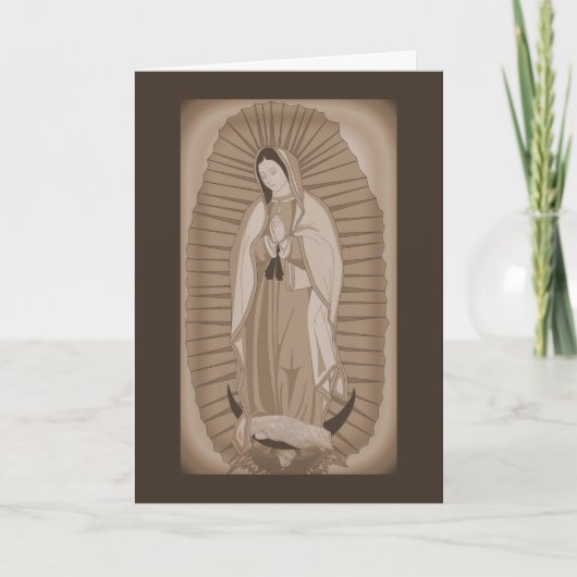 Carte Notre-Dame de Guadalupe (Devant)
