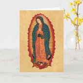 Carte Notre-Dame de Guadalupe (Fleur jaune)