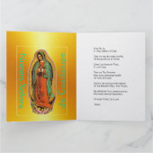 Carte Notre-Dame de Guadalupe (Intérieur)