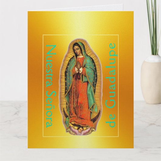 Carte Notre-Dame de Guadalupe (Devant)