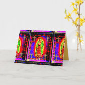 Carte Notre-Dame de Guadalupe (Fleur jaune)