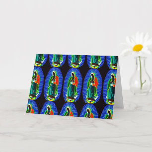 Carte Notre-Dame de Guadalupe Madonna noire