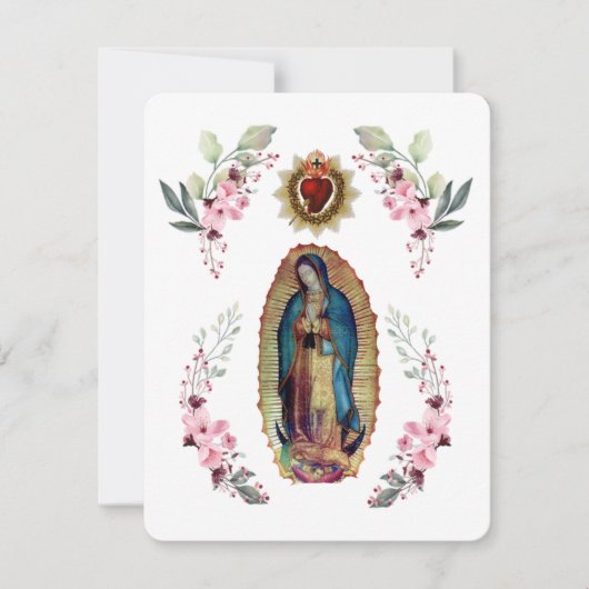 Carte Notre-Dame de Guadalupe, Nuestra Señora de Guadalu (Devant)