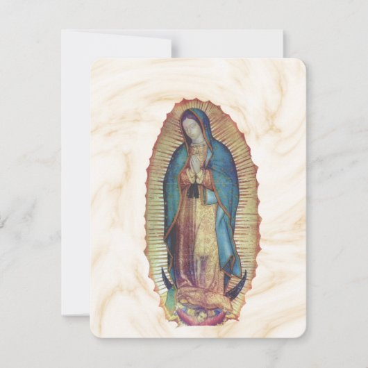 Carte Notre-Dame de Guadalupe, Nuestra Señora de Guadalu (Devant)