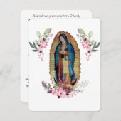Carte Notre-Dame de Guadalupe, Nuestra Señora de Guadalu (Devant / Derrière)