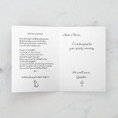 Carte Notre-Dame de Guadalupe Prière pour la guérison (Intérieur)