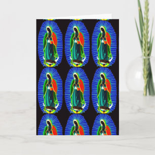 Carte Notre-Dame de Guadalupe Vierge Noire