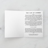 Carte Notre Dame de Lourdes (Intérieur)