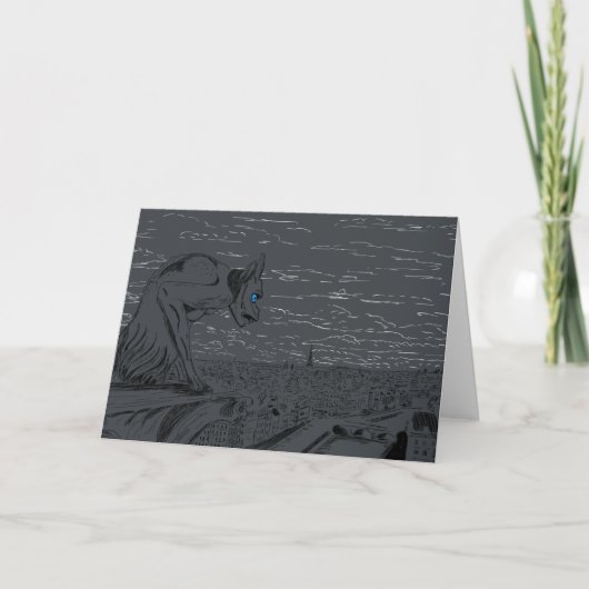 Carte Notre Dame Gargoyle (Devant)