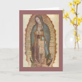 CARTE NOTRE DAME OF GUADALUPE (Fleur jaune)