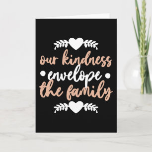 Carte notre enveloppe de générosités la famille