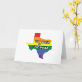 Carte Notre état de notre fierté | Texas (Fleur jaune)