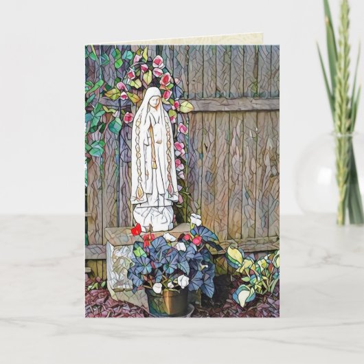 Carte Notre Madame de Fatima anniversaire de 100 ans (Devant)