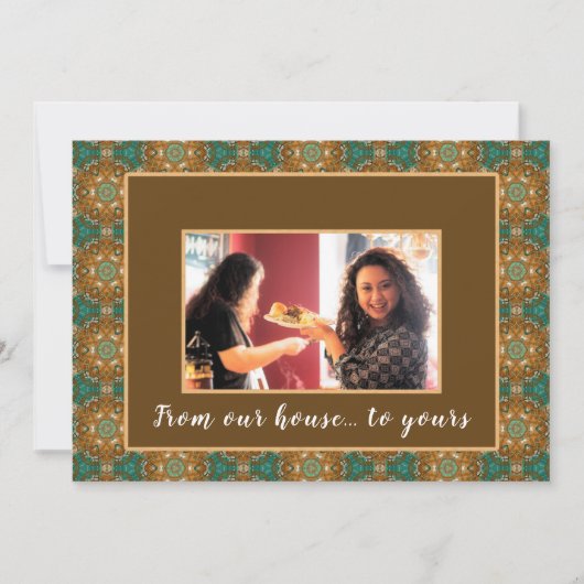 Carte Notre Maison À Votre Bon thanksgiving (Devant)