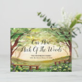 Carte Notre Nouveau Cou Du Bois Nouvelle Adresse De Mais (Debout devant)