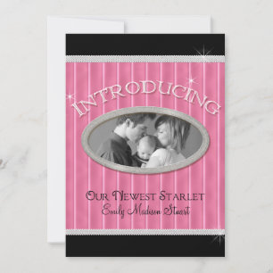 Carte Notre nouvelle Starlet Hollywood Glam Baby Girl