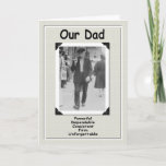 Carte Notre papa - le vieil anniversaire de pet<br><div class="desc">Modifiez les mots intérieurs pour l'occasion !</div>