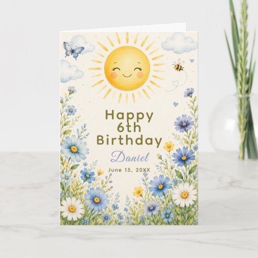 Carte Notre Petit Rayon de Soleil (Devant)