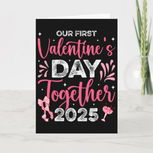 Carte Notre premier jour de la Saint-Valentin ensemble 2