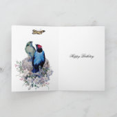 Carte Notre premier joyeux anniversaire à la maison (Intérieur)