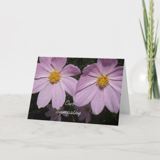 Carte Notre sympathie (Devant)