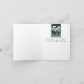 Carte Notre Sympathie : Fleurs de Dogwood grandes et pet (Intérieur)