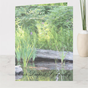 Carte Notre sympathie la plus profonde