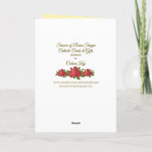 Carte Notre triste Mère Marie (Dos)