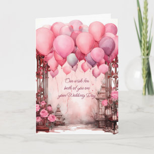 Carte Notre vœu pour vous deux le jour de votre mariage