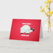 Carte N'oublie jamais que je t'aime ! (Fleur jaune)